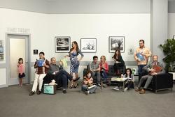 Modern Family photo from the set.