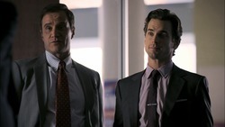 White Collar photo from the set.