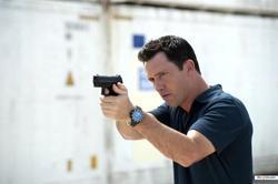 Burn Notice photo from the set.
