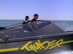 Thunder in Paradise photo from the set.