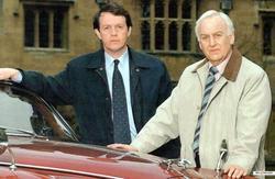 Inspector Morse photo from the set.