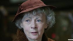 Agatha Christie's Marple photo from the set.