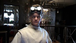 Dr. Horrible's Sing-Along Blog photo from the set.