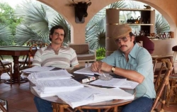 Narcos photo from the set.