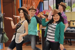 Austin & Ally photo from the set.