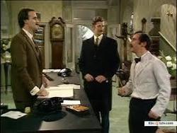 Fawlty Towers photo from the set.