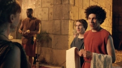Plebs photo from the set.