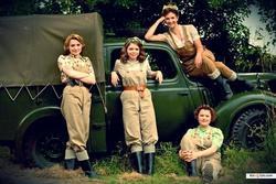 Land Girls photo from the set.