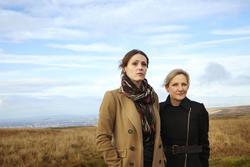 Scott & Bailey photo from the set.