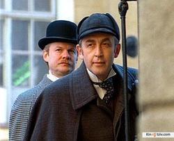 Sherlock Holmes and Doctor Watson photo from the set.