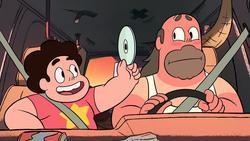 Steven Universe photo from the set.