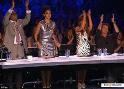 The X Factor photo from the set.